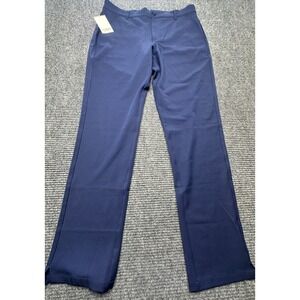 Spinn‎ Golf Pants Mens 32 Blue Performance Stretch Straight Leg Golf Trousers